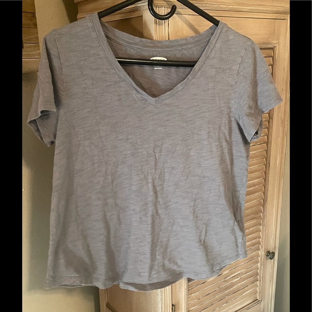 Grey v neck